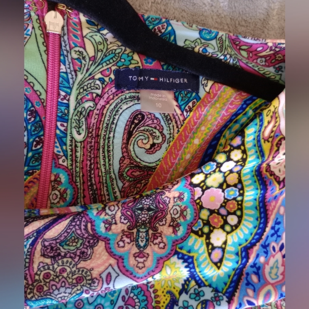 Tommy Hilfiger Multicolor Women's Dress Size 10 - Picture 8 of 10